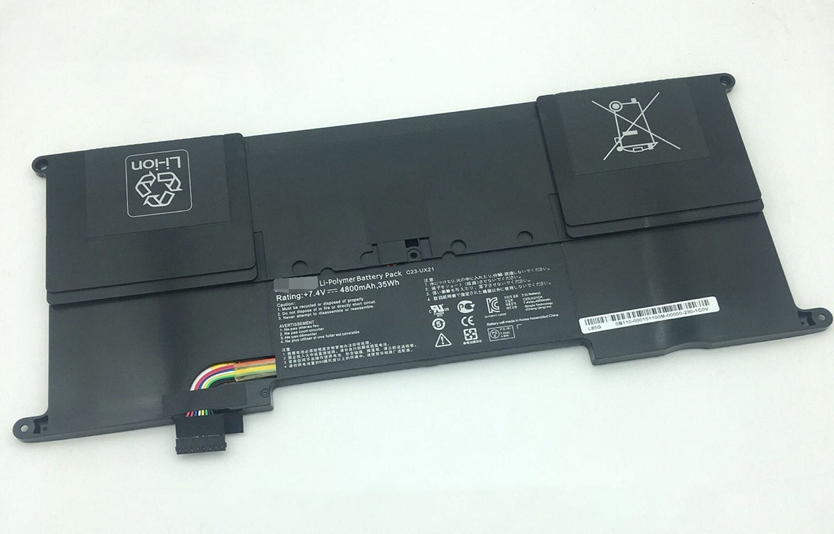 C23-UX21 35Wh Battery For Asus Zenbook UX21 UX21A UX21E Ultrabook - Store Shoppe