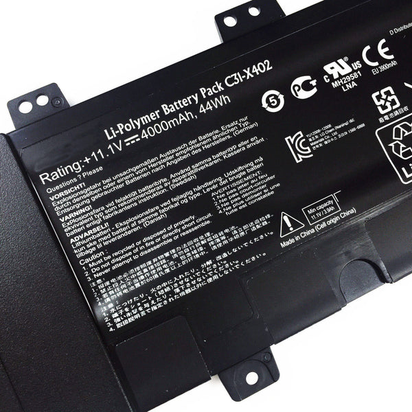 C31-X402 replacement battery for Asus  VivoBook S300C S400C S400CA S400E