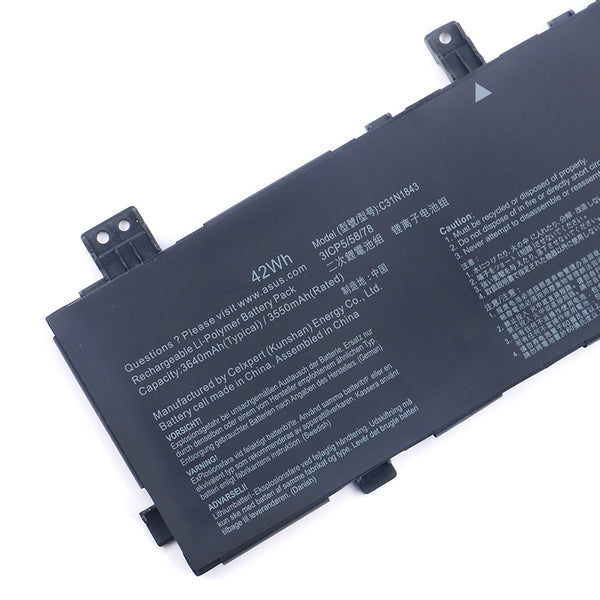C31N1843 Battery For VivoBook S14 S432FA S532FA S432FL