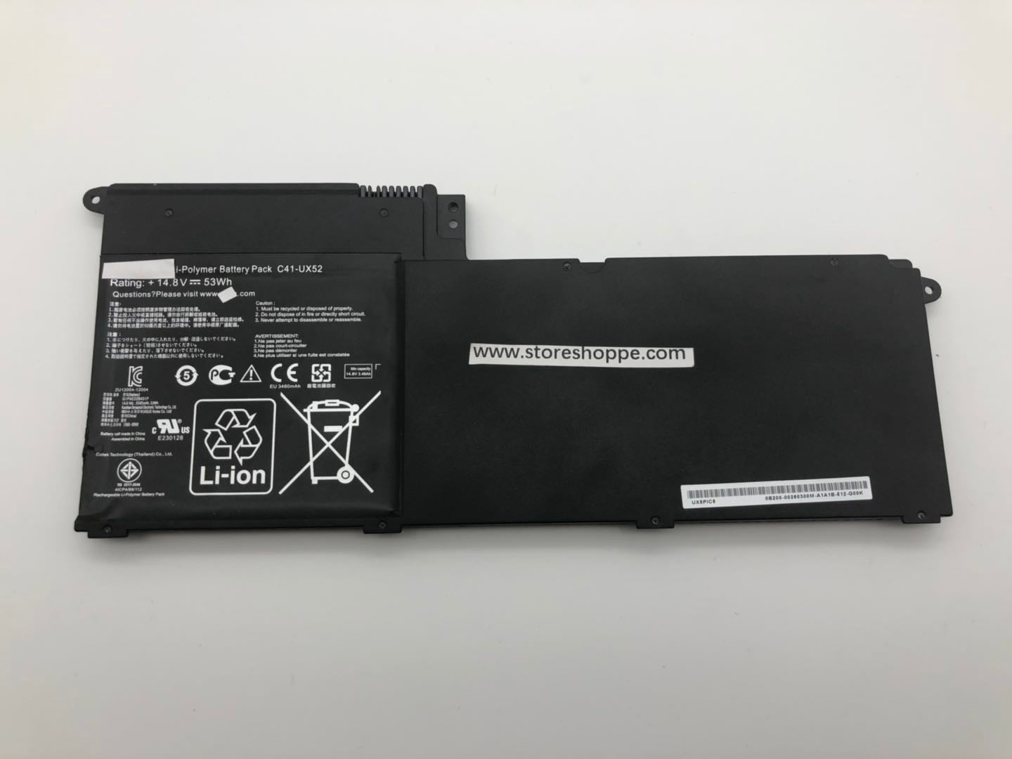 C41-UX52 Battery For Asus ZenBook UX52 UX52VS UX52X3317VS - Store Shoppe