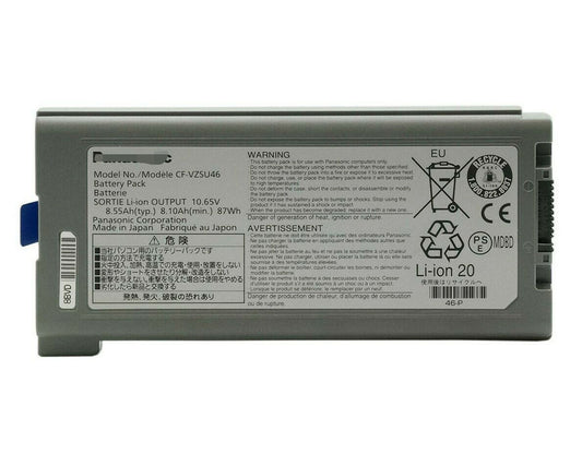A AMANDA New Laptop Battery 9cell Replacement for Panasonic Toughbook Cf-30 Cf-31 Cf-53 CF-VZSU46 CF-VZSU46S CF-VZSU46U CF-VZSU46R CF-VZSU46AU CF-VZSU71U CF-VZSU72U 10.65V 8.55Ah A AMANDA New Laptop Battery 9cell Replacement for Panasonic Toughbook Cf-30 Cf-31 Cf-53 CF-VZSU46 CF-VZSU46S CF-VZSU46U CF-VZSU46R CF-VZSU46AU CF-VZSU71U CF-VZSU72U 10.65V 8.55Ah
