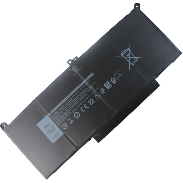 F3YGT 60Wh Battery for Dell Latitude 7280 7290 7380 7390 7480 E7480