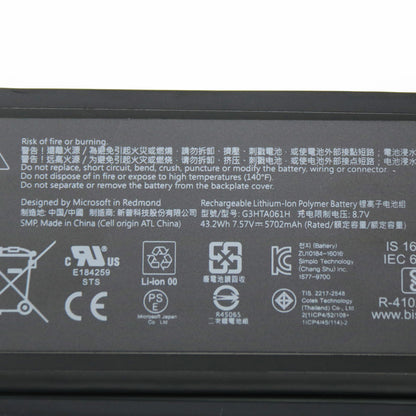Microsoft Surface Pro 7 1866 Surface Pro 7 G3HTA061H Laptop Battery - Store Shoppe
