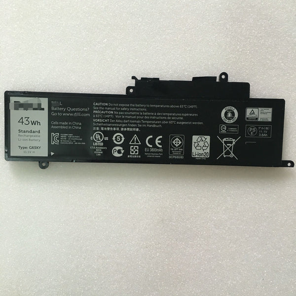 GK5KY Battery For Dell Inspiron 11-3147 Inspiron 13 700 0WF28 4K8YH