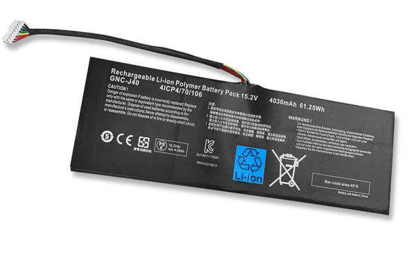 Gigabyte 916TA013F GNC-J40 P34W v3 P34W v5 61.25Wh Battery