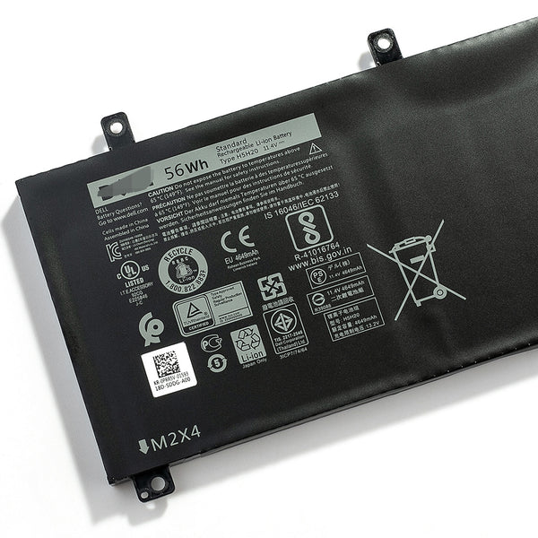 H5H20 56Wh Battery For Dell XPS 15 2017 9560 9550 Precision 5520 5D91C