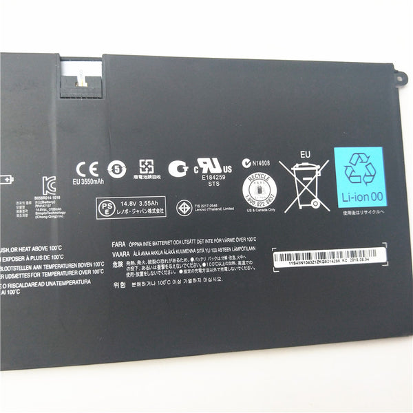 L10M4P12 54Wh Battery For Lenovo IdeaPad U300s Yoga 13 series laptop