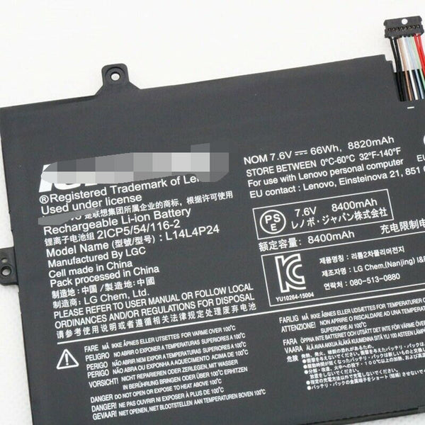 Lenovo L14M4P24 L14L4P24 Yoga 900 900-13ISK 13ISK2 laptop battery