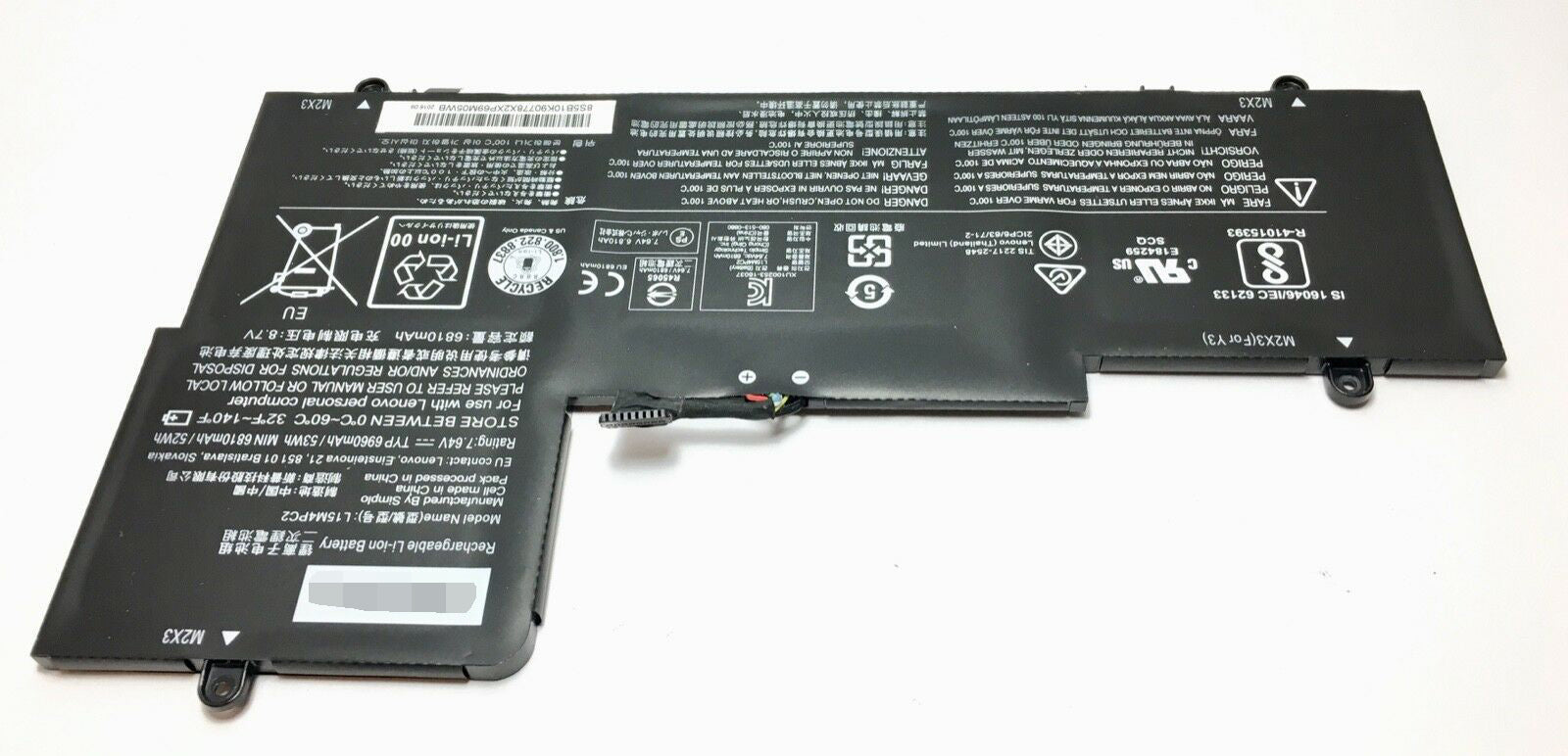 L15L4PC2 L15M4PC2 53Wh Battery For Lenovo Yoga 710 14 YOGA 710-14ISK - Store Shoppe