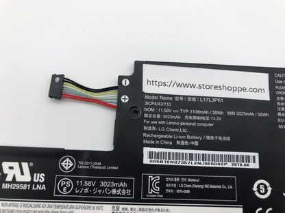 Lenovo L17C3P61 L17L3P61 L17M3P61 7000-13 laptop battery - Store Shoppe