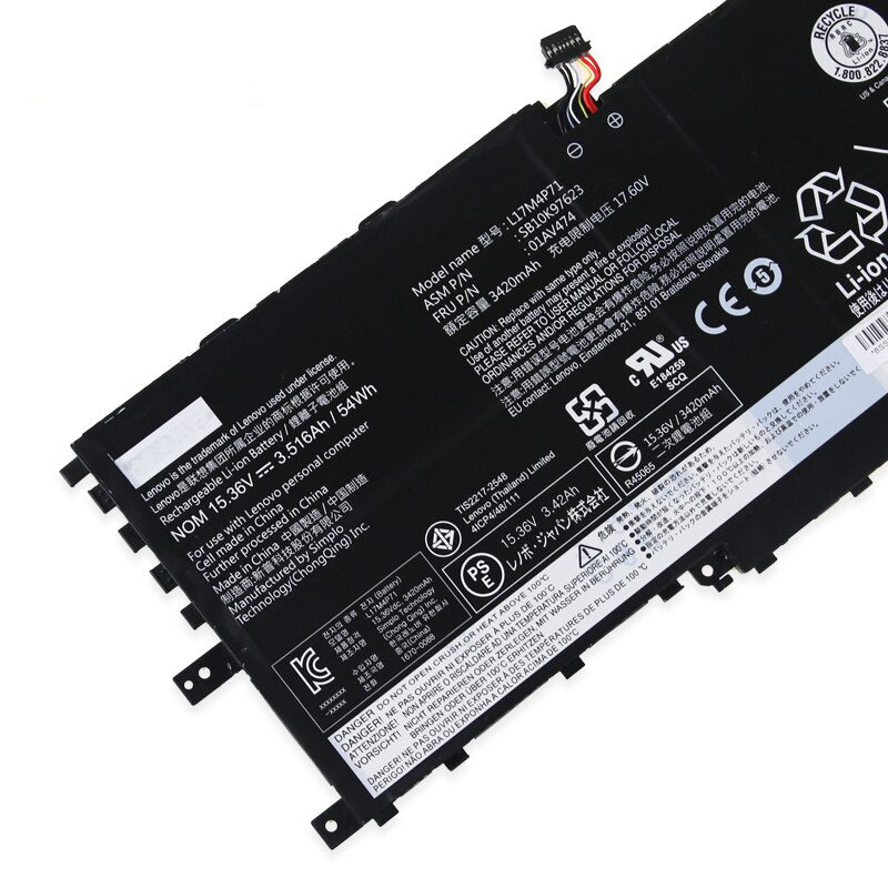 Lenovo L17M4P71 L17C4P71 01AV474 SB10K97623 01AV475 SB10K97624 Battery - Store Shoppe