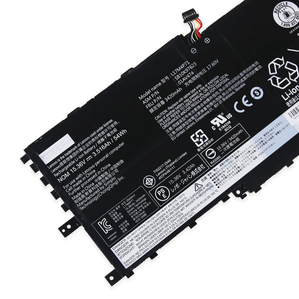 Lenovo L17M4P71 L17C4P71 01AV474 SB10K97623 01AV475 SB10K97624 Battery