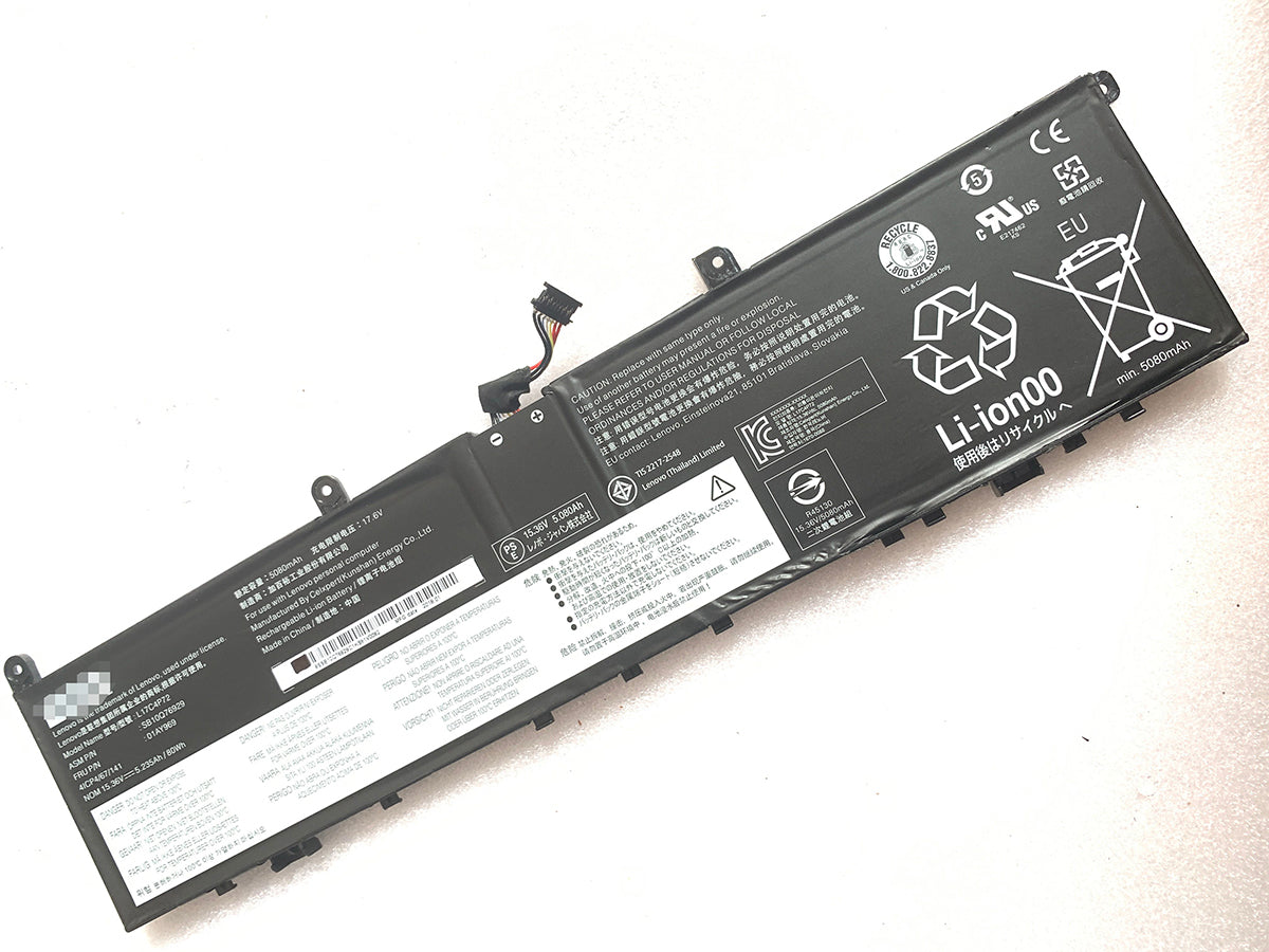 Lenovo L17C4P72 L17L4P72 L17M4P72 ThinkPad X1 Extreme 2019 Battery - Store Shoppe