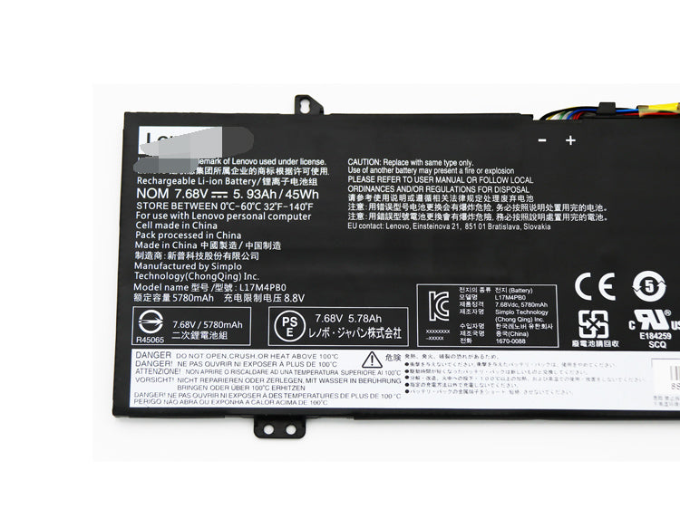 Lenovo L17C4PB0 L17M4PB0 7.68V 5930mAh 45Wh Replacement Battery - Store Shoppe