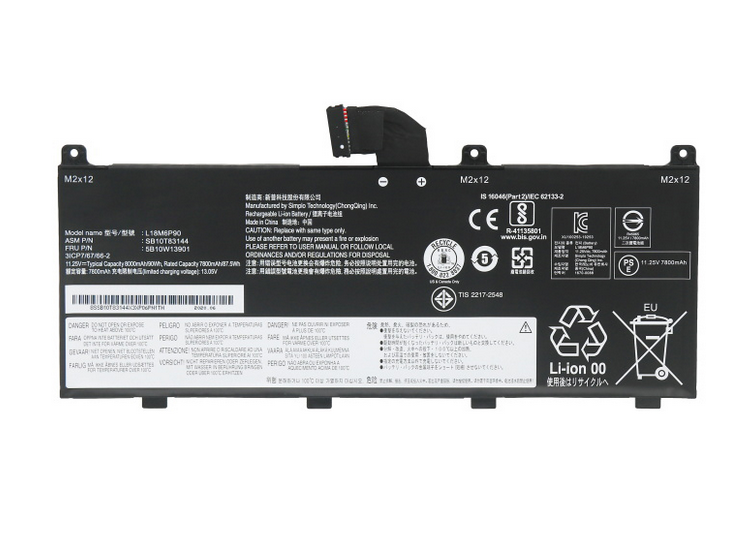 Lenovo L18C6P90 L18M6P90 02DL028 Thinkpad P53 Battery - Store Shoppe