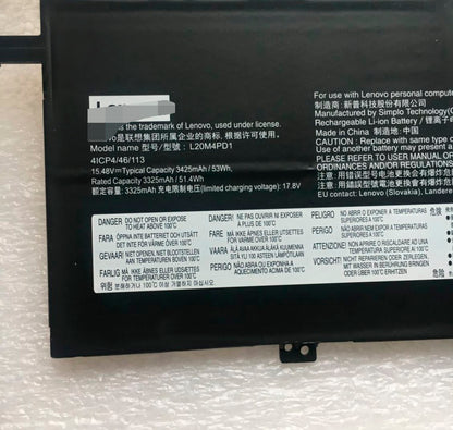 Lenovo L20C4PD1 L20D4PD1 L20M4PD1 ThinkBook 13x G1 Battery - Store Shoppe
