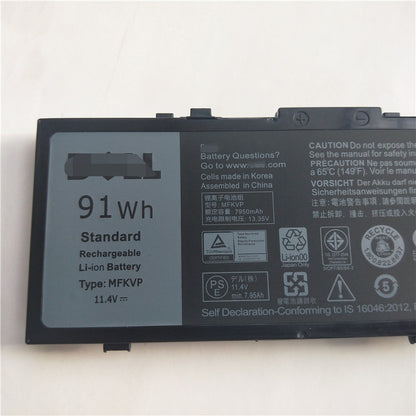MFKVP 91Wh Battery for Dell Precision 7510 7520 7710 M7510 - Store Shoppe