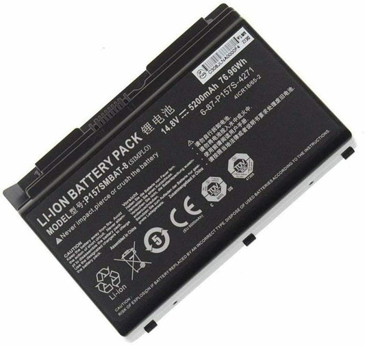 Clevo P157SMBAT-8 6-87-P157S-4271 P157S P157SM Hasee K780E Battery - Store Shoppe
