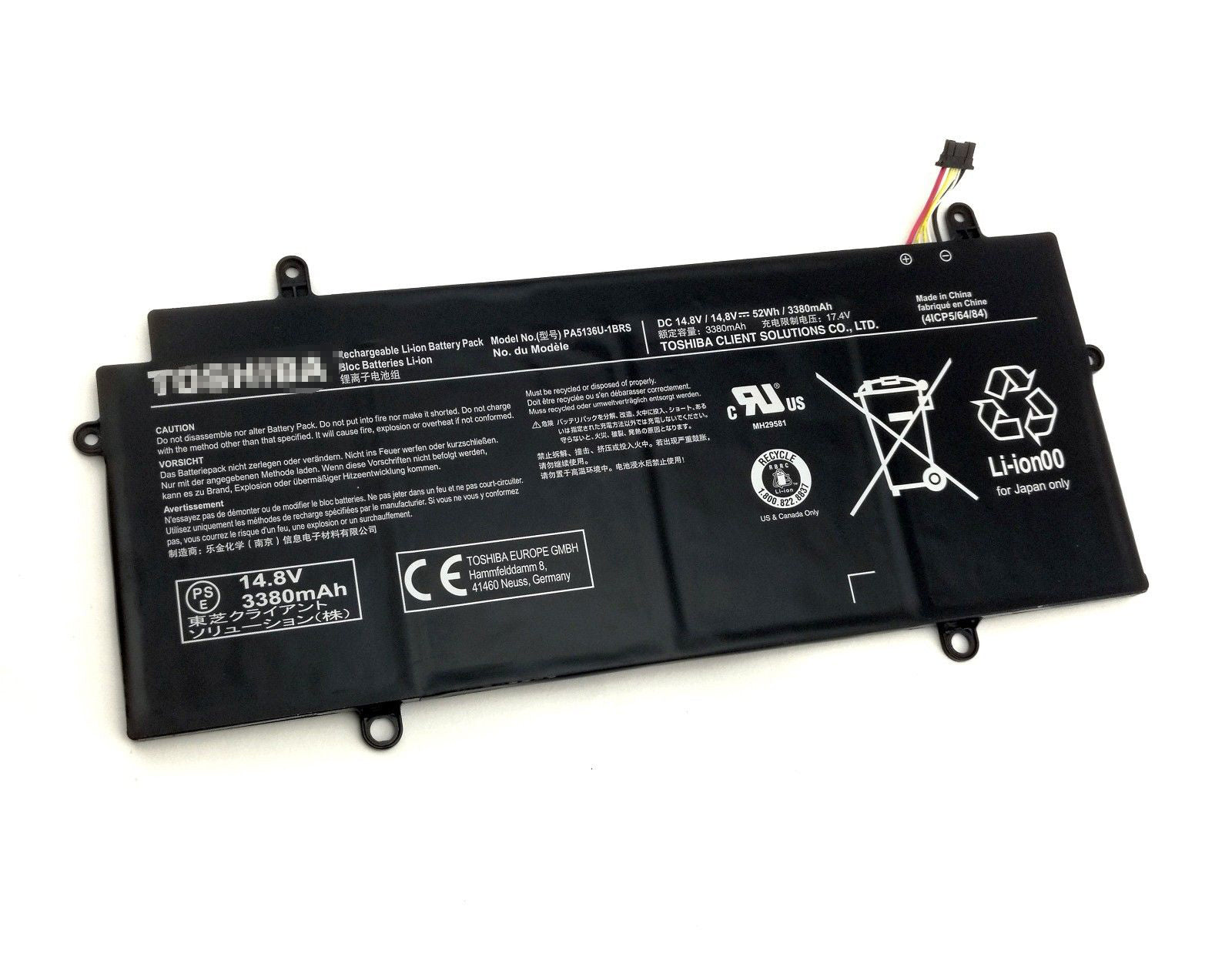 Toshiba Portege Z30 Z30-A Z30-B Z30-C Z30-A1301 PA5136U-1BRS Battery - Store Shoppe