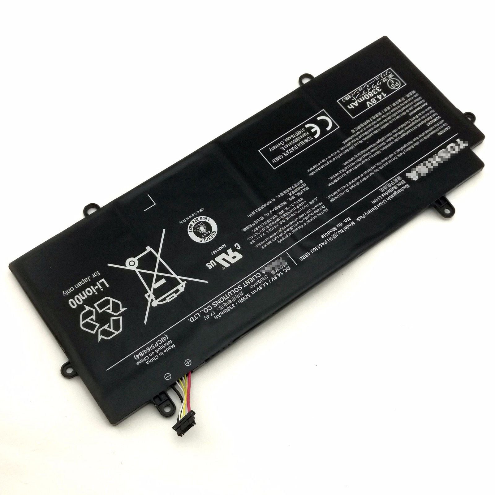 Toshiba Portege Z30 Z30-A Z30-B Z30-C Z30-A1301 PA5136U-1BRS Battery - Store Shoppe