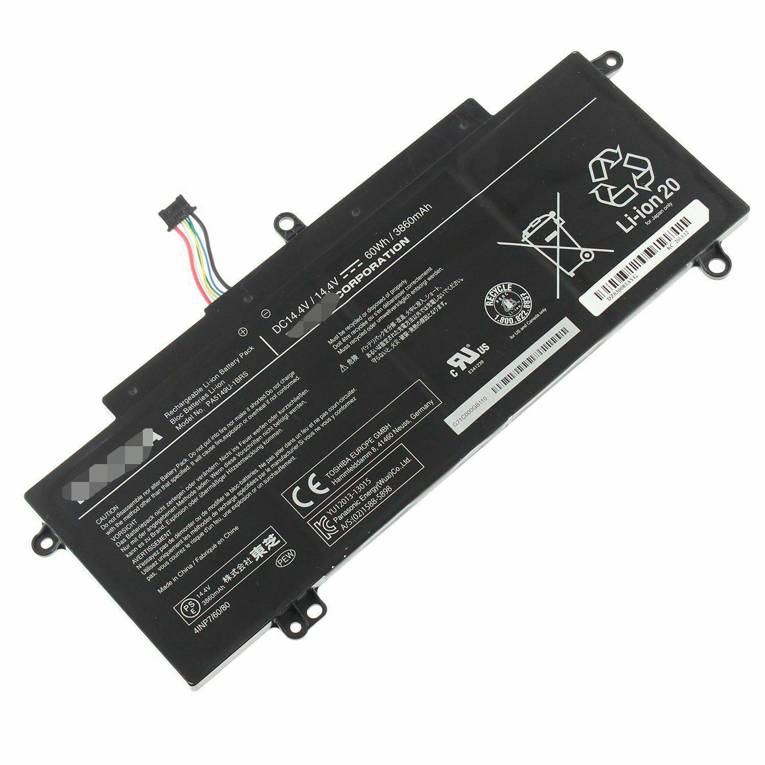 PA5149U-1BRS Battery For Toshiba Tecra Z40-A Z40T-A1410 Z50-E-10R Series - Store Shoppe