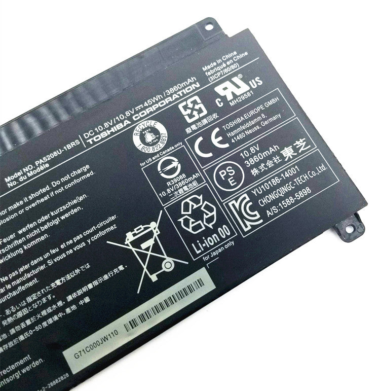 Toshiba Chromebook CB35-B Satellite E45W P55W PA5208U-1BRS Battery - Store Shoppe