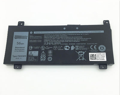 Batterie PWKWM 56 Wh pour Dell Inspiron 14-7466 P78G 7467 Inspiron 7000