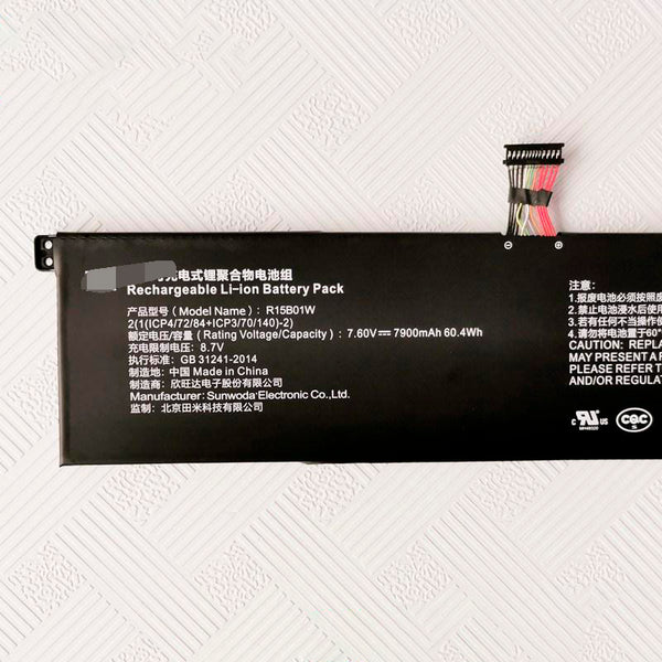 R15B01W Replacement Battery For XiaoMi Mi Pro I5 Series 15.6 Inch