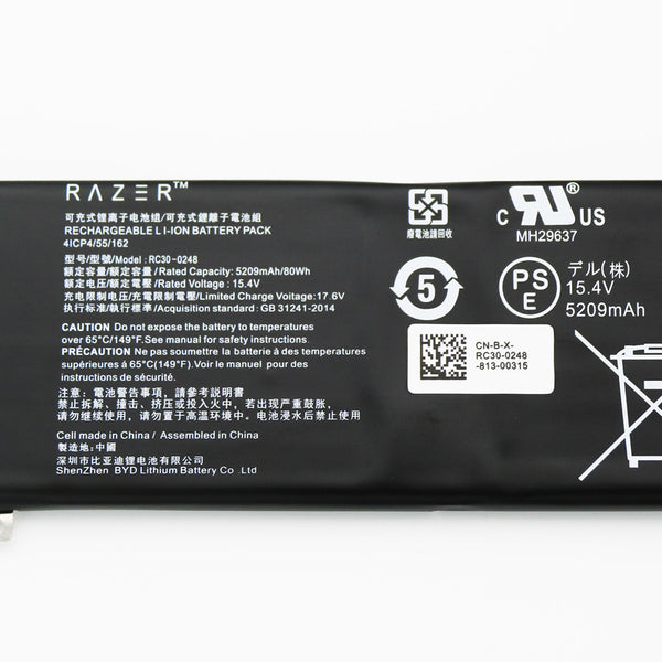 RC30-0248 Battery For Razer Blade 15 2018 GTX 1060 1070 Laptops