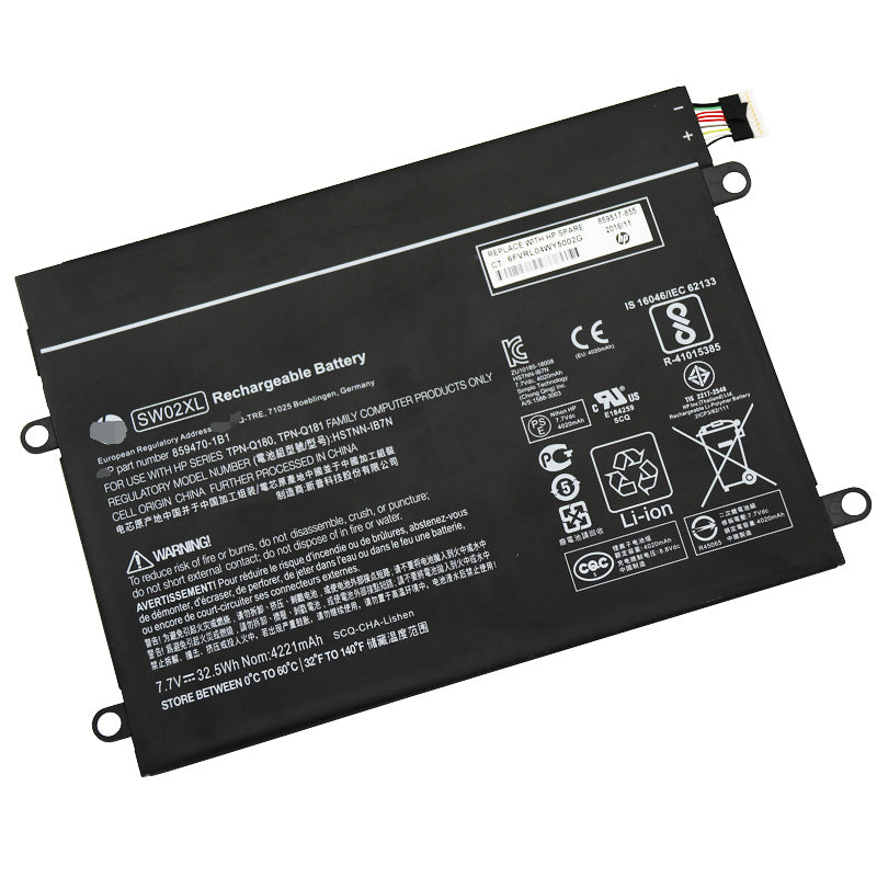 SW02XL HSTNN-IB7N 32.5Wh Battery For Hp x2 210 G2 X2 10-P 859470-1B1 - Store Shoppe