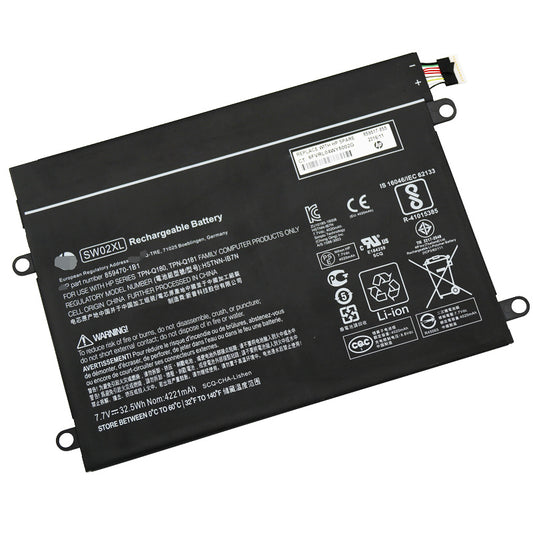 SW02XL HSTNN-IB7N 32.5Wh Battery For Hp x2 210 G2 X2 10-P 859470-1B1 - Store Shoppe