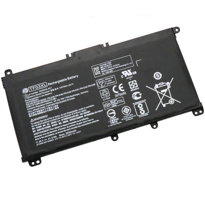 New Replacement Battery For HP Pavilion 15-CD/CC/CK - TF03XL 41.9Wh 11.55V Li-Ion