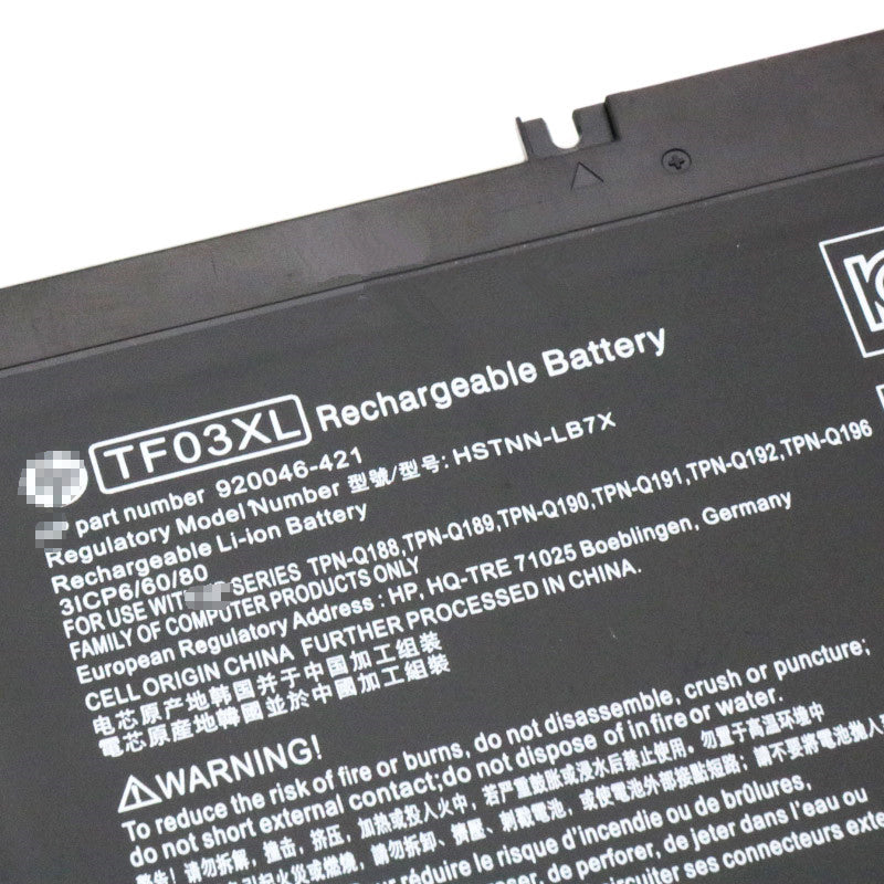 TF03XL HSTNN-LB7X Battery for HP Pavilion 14-BF 15-CC 15-CD Series - Store Shoppe