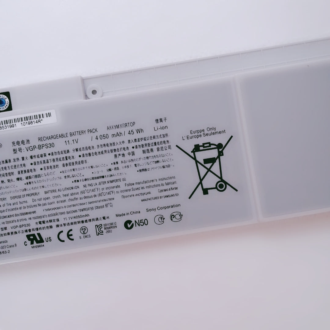 Batterie de remplacement pour Sony VGP-BPS30 VAIO SVT-11 SVT-13 VAIO série T11
