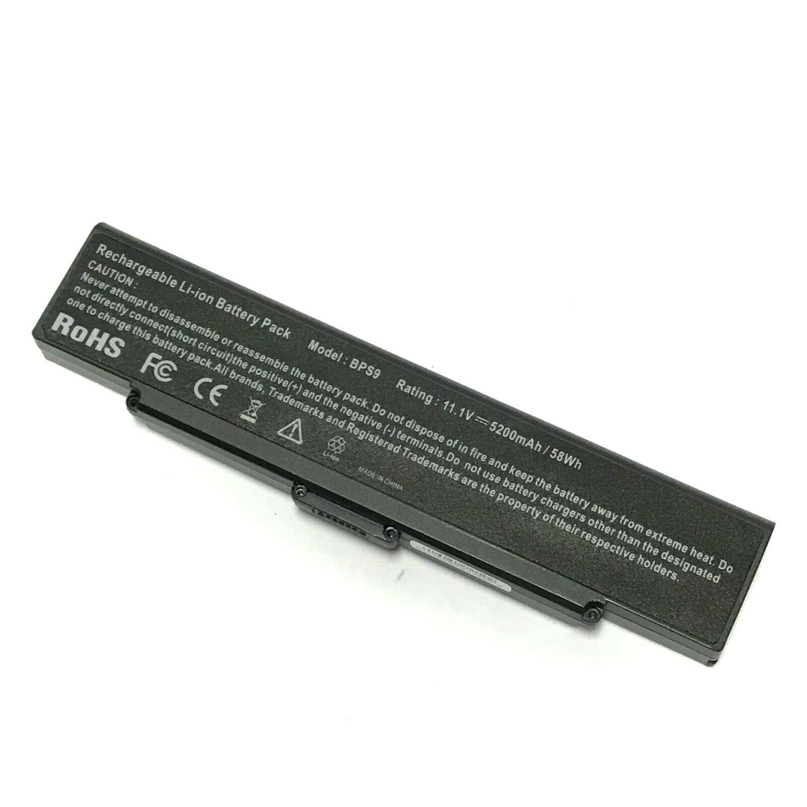 Batterie Sony VGP-BPS9 VGP-BPS10 VGP-BPS9A VGN-SZ VGN-CR VGN-AR VGN-NR