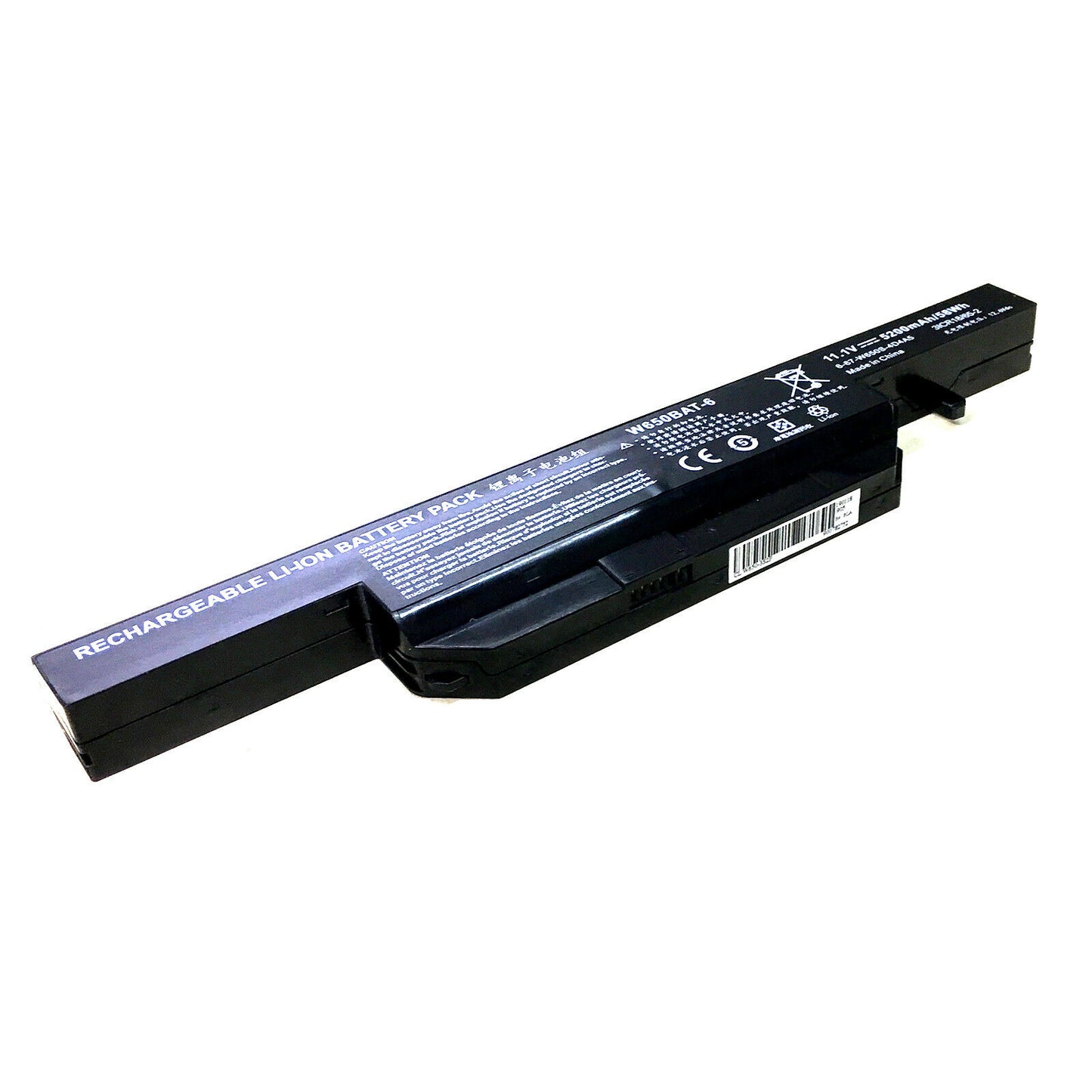 W650BAT-6 Battery For Clevo S650SC W650S Series Hasee K650 K610C - Store Shoppe