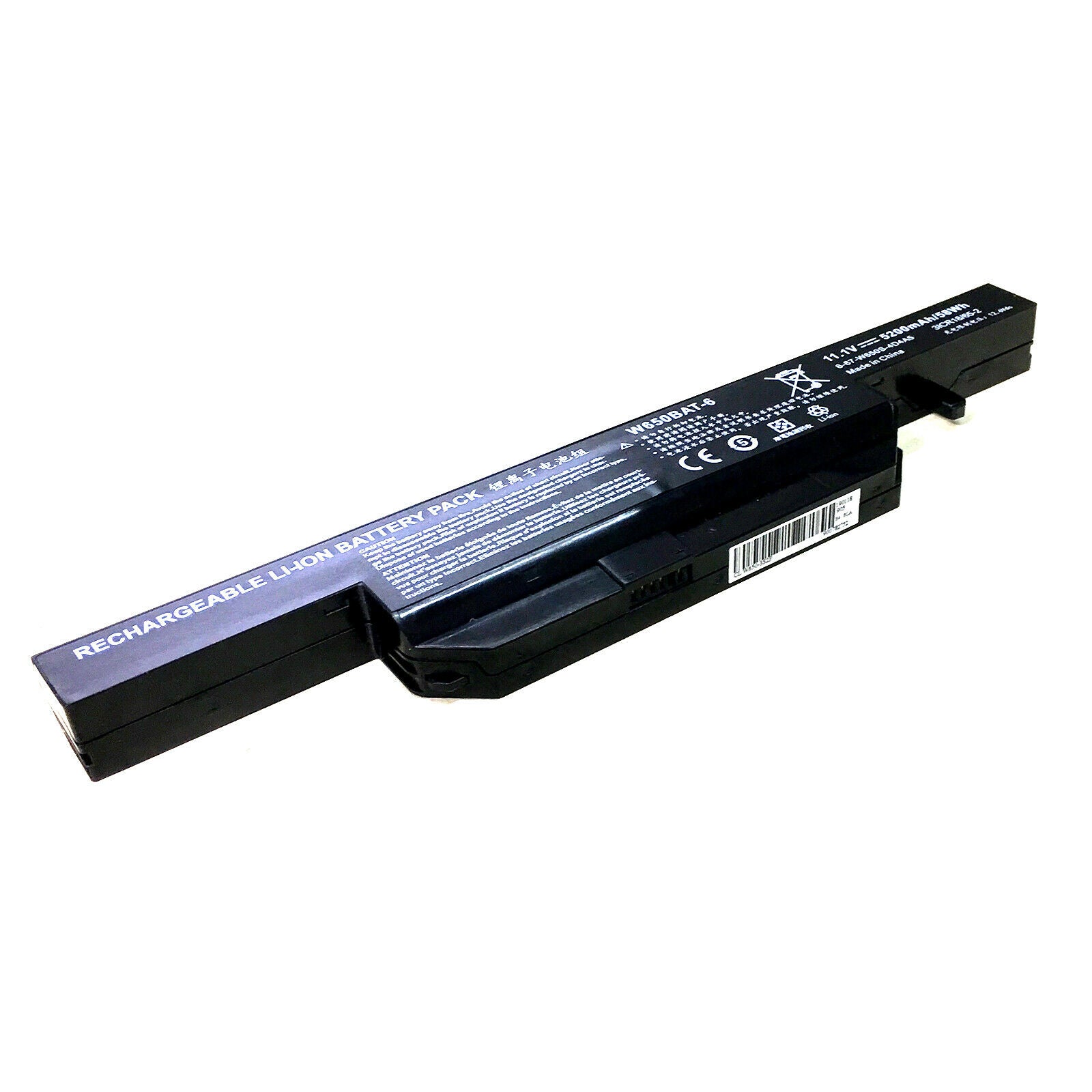 W650BAT-6 Battery For Clevo S650SC W650S Series Hasee K650 K610C - Store Shoppe
