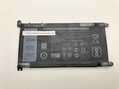 WDX0R 11,4 V 42 Wh Akku für Dell Inspiron 13 5368 Inspiron 15-5567 15-5568