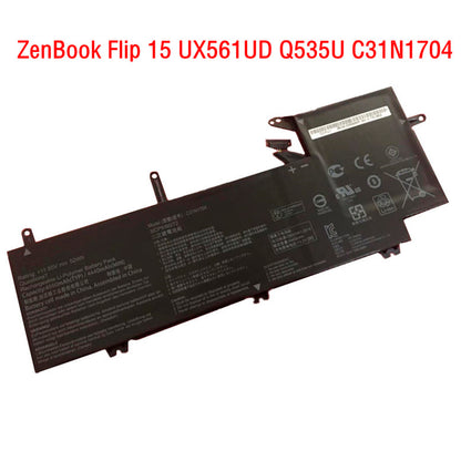 Asus C31N1704 ZenBook Flip 15 UX561UD Q535U 52Wh laptop battery - Store Shoppe
